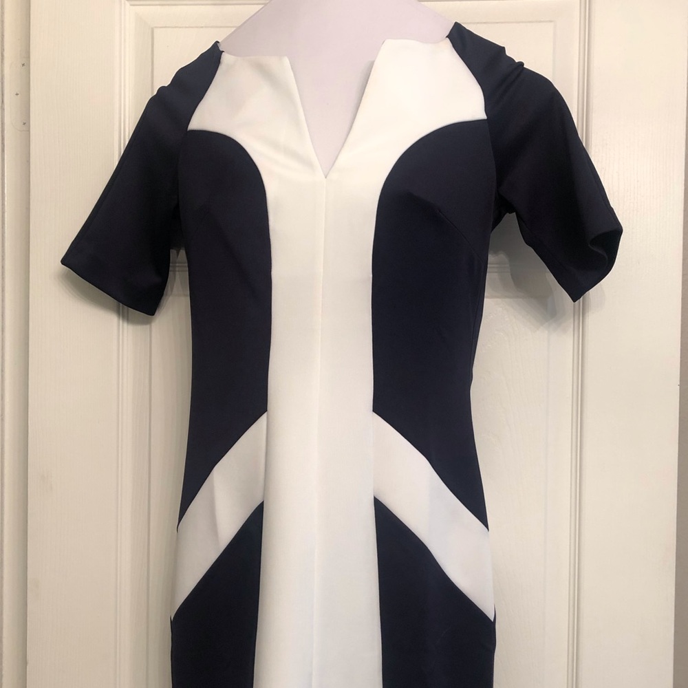 Gretchen Scott. Navy Dress. Never Worn